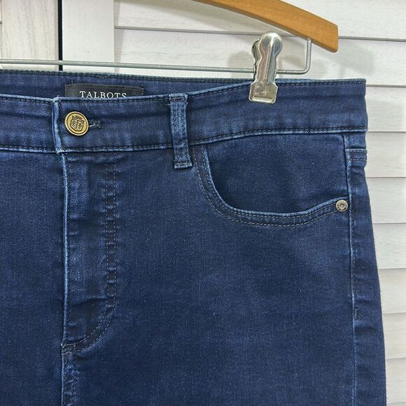 Talbots Flawless Crop Jegging Size 12 High Waist - Picture 7 of 13